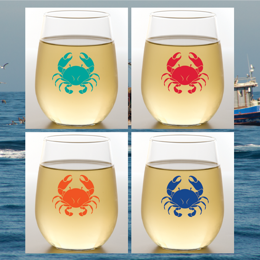 Wine-Oh! - CRABBY Shatterproof Wine Glasses 2 pack