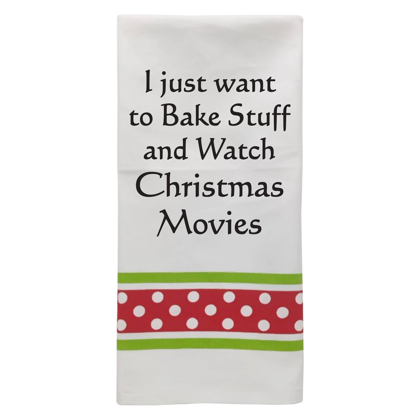 XP-309  I just want to bake…CHRISTMAS TOWEL