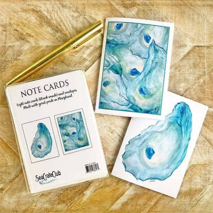 Oyster Boxed Note Cards | B McVan Designs