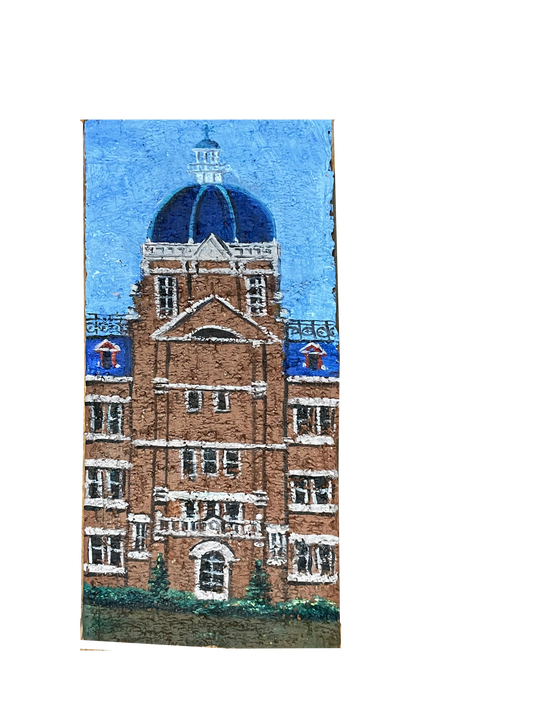 Linda Amtmann Hand Painted Brick- Johns Hopkins