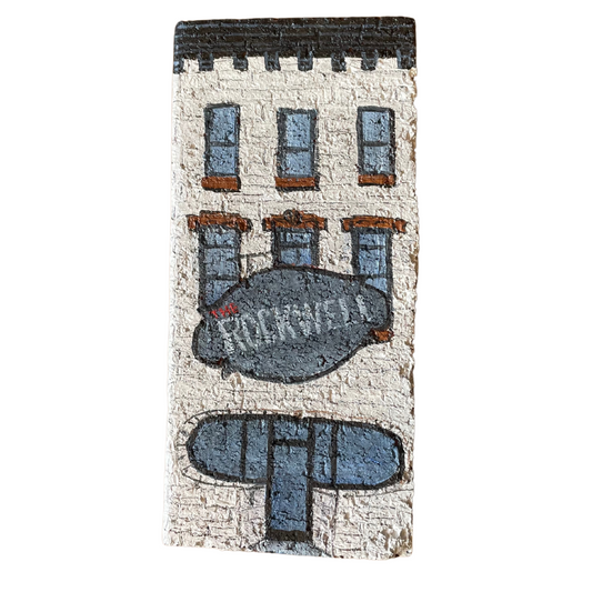 Linda Amtmann Hand Painted Brick- Rockwell