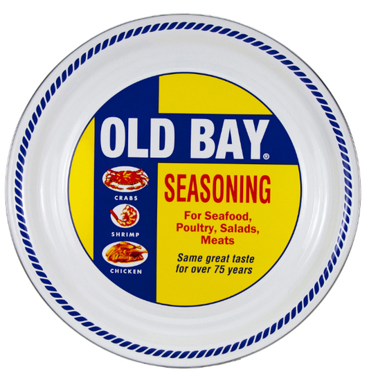 Old Bay Enamel Serving Tray