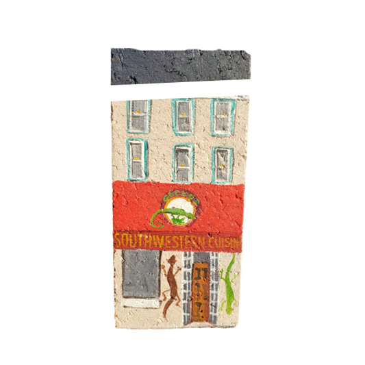 Linda Amtmann Hand Painted Brick- Southwestern Cuisine