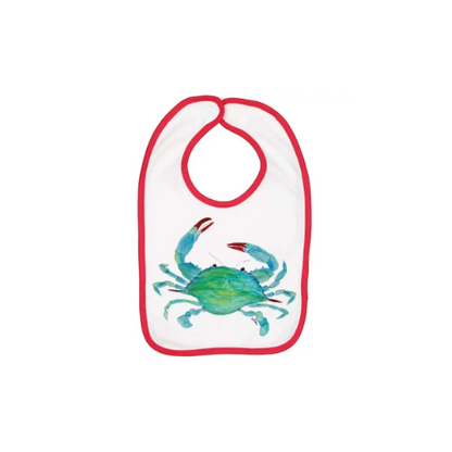 Clawdia Crab Toddler Bib | B McVan Designs