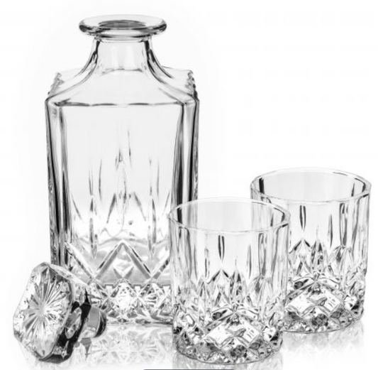 Viski - Admiral™ - Crystal Tumblers and Decanter Set