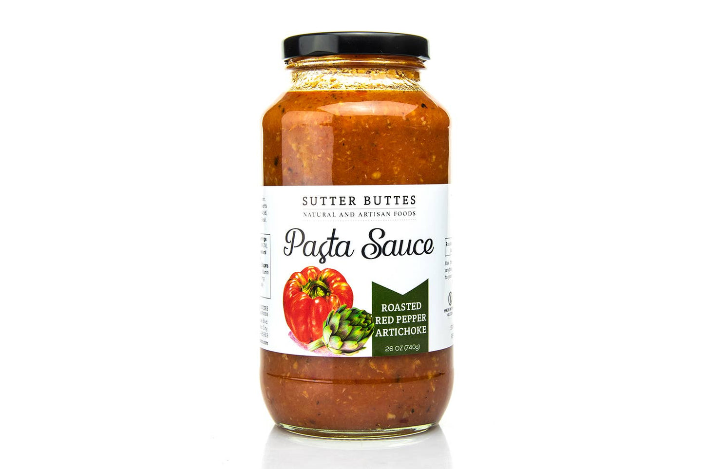 Roasted Red Pepper Artichoke Pasta Sauce