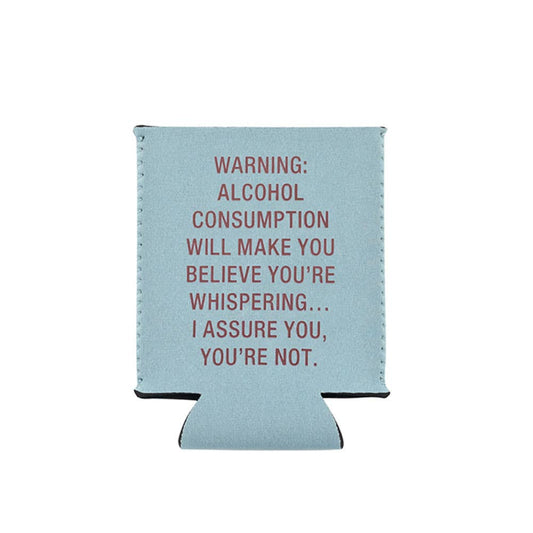 About Face Designs, Inc. - Warning: Alcohol Koozie