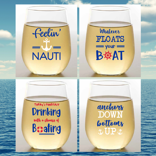 Wine-Oh! - BOAT LIFE Shatterproof Wine Glasses 2 pack