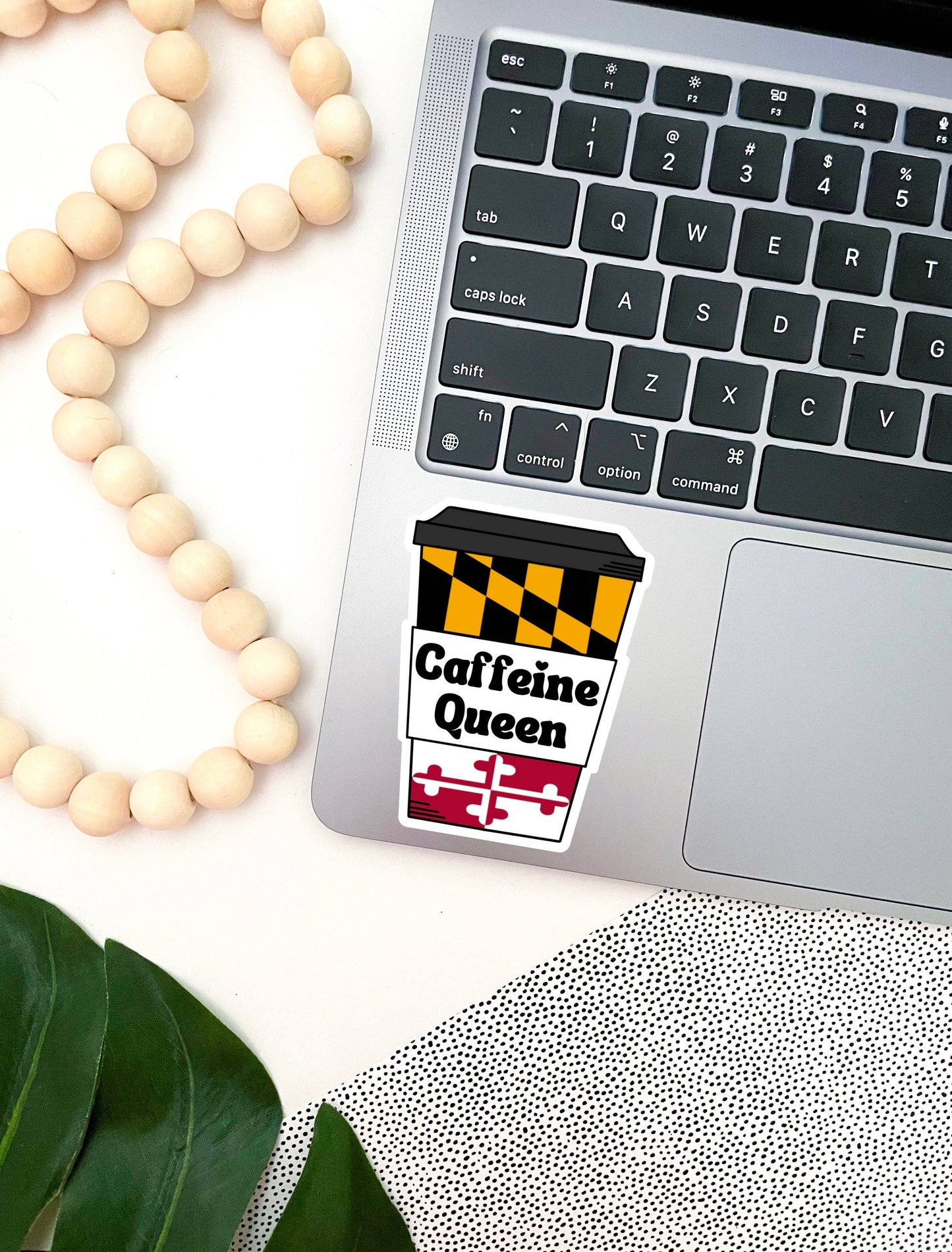 Jami Creates - Maryland Caffeine Queen Sticker