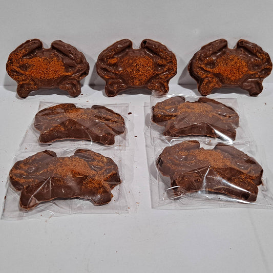 Mini Old Bay Dark Chocolate Crab | Eastern Shore Chocolate Company