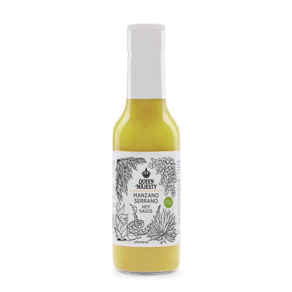 Queen Majesty Hot Sauce | LIMITED EDITION Manzano Serrano Hot Sauce