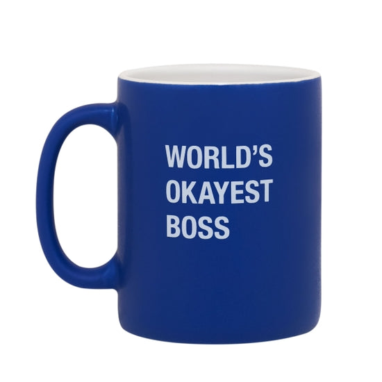 About Face Designs | Okayest Boss Stoneware Mug